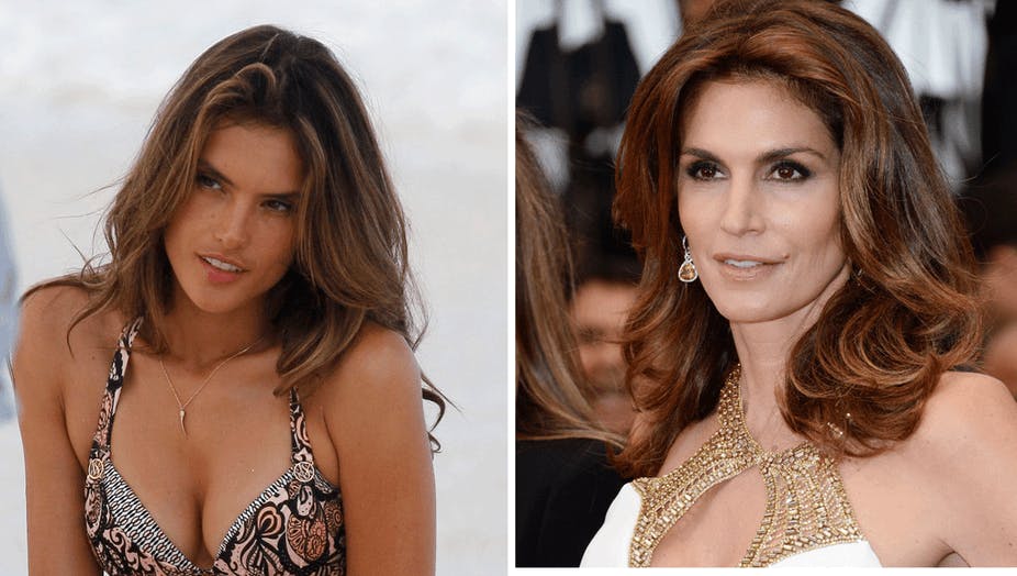 Lookalike: Alessandra Ambrosio og Cindy Crawford