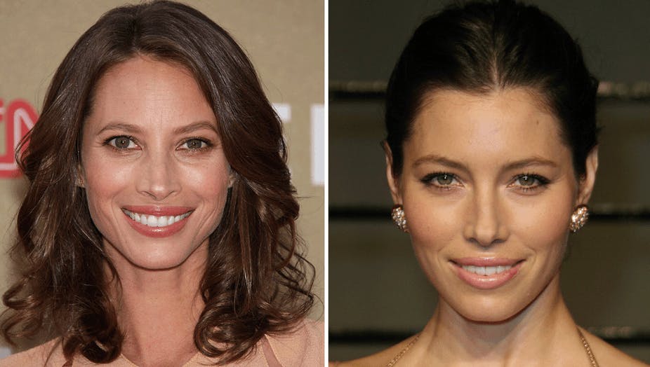 Jessica Biel og Christy Turlington