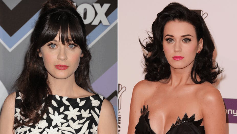 Katy Perry og Zooey Deschanel