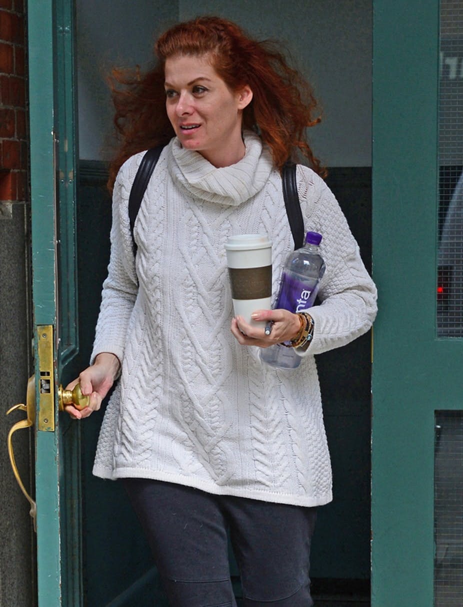 Debra Messing som hun ser ud til hverdag uden makeup