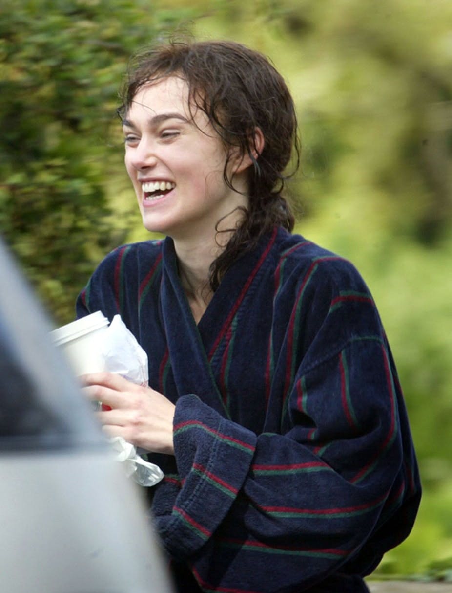 Keira Knightley naturlig ingen makeup