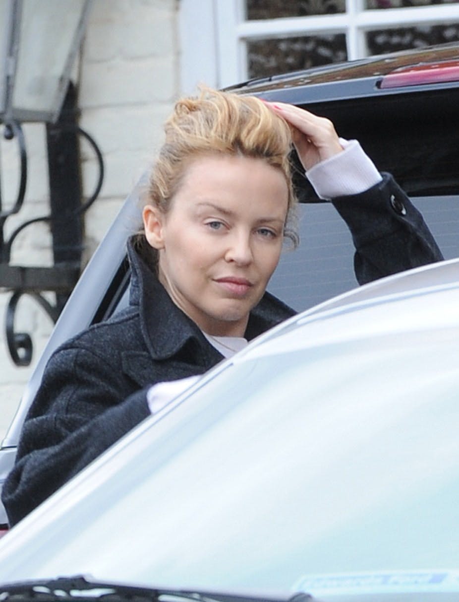 Kylie Minogue helt naturlig