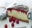 Cheesecake med hindbær