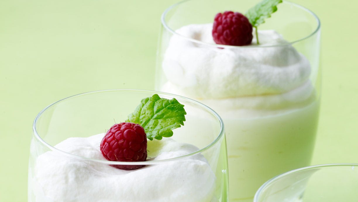 Ægte sommerlig citronfromage.