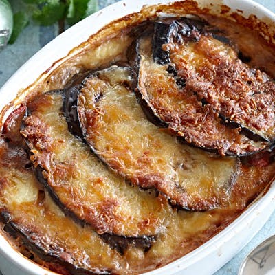 vegetarisk moussaka opskrift