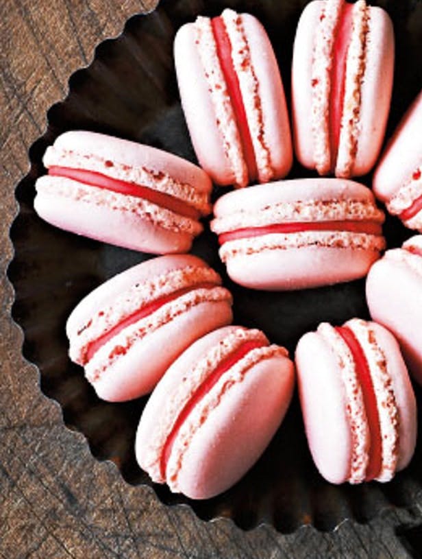 De lækreste hindbærmacarons