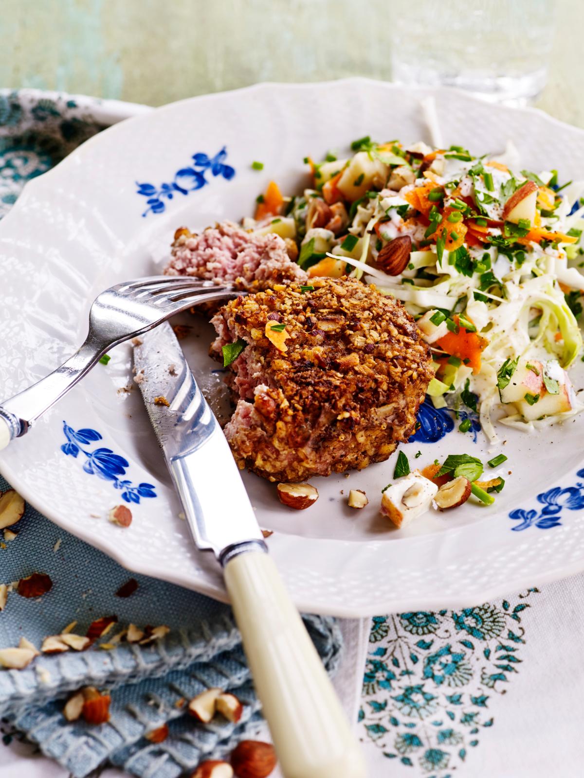 Karbonader med spidskålssalat