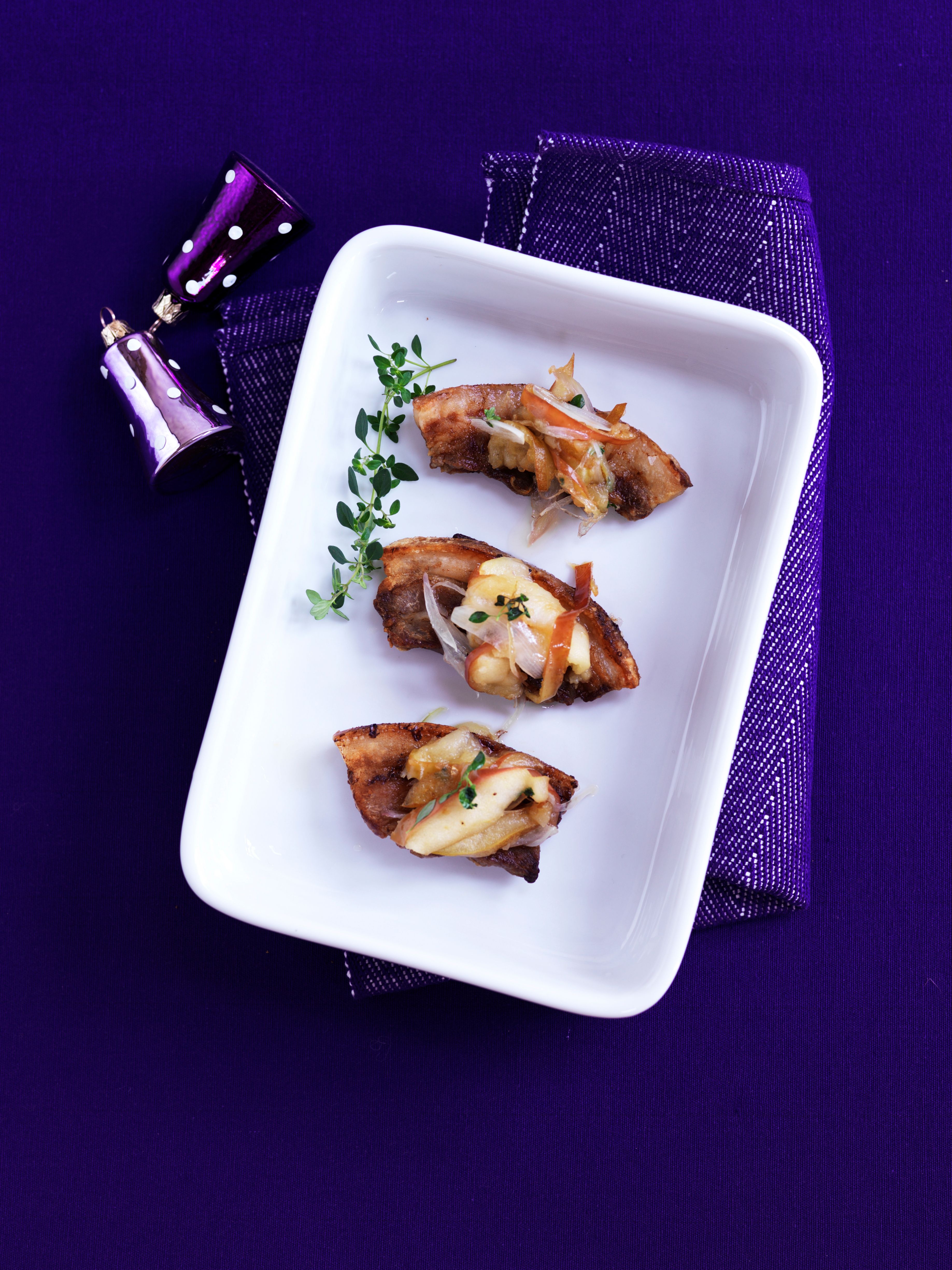 Æbleflæsk med citrontimian