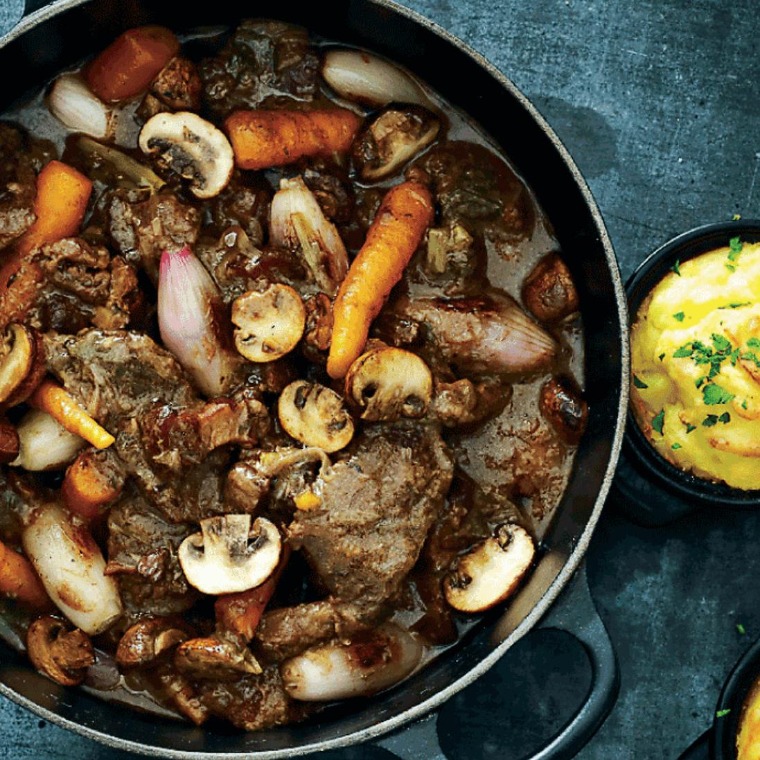 boeuf bourguignon opskrift