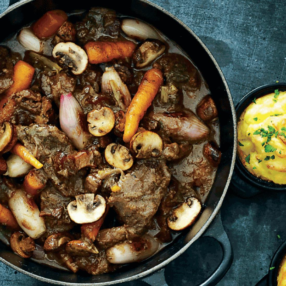 boeuf bourguignon opskrift 