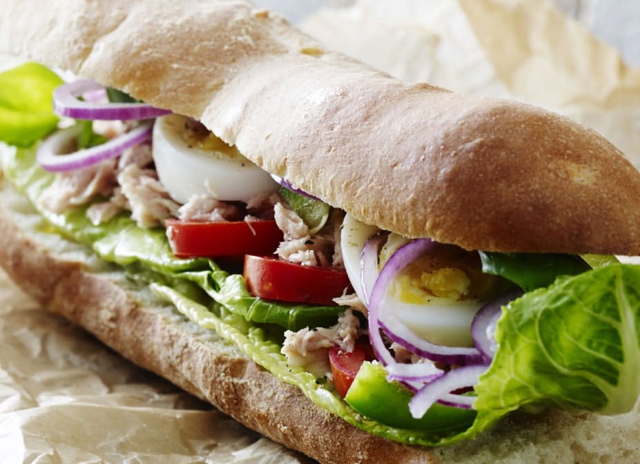 Tunsandwich med æg