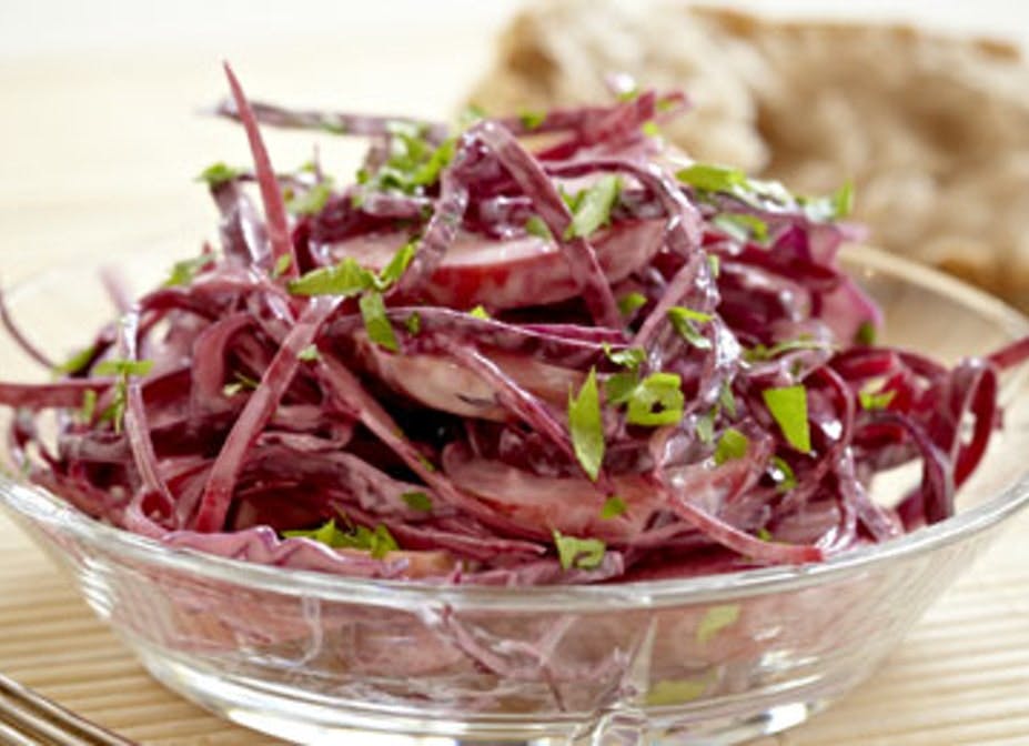 Rød coleslaw