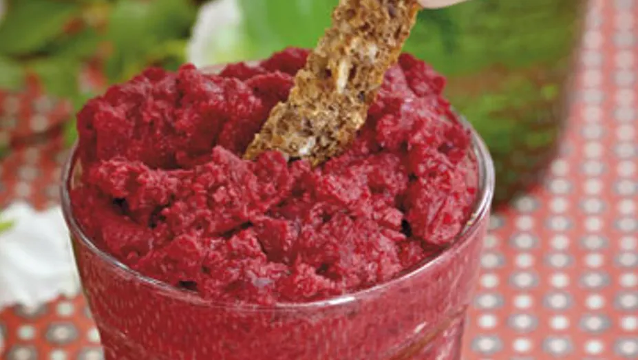 Humus Rood Rød hummus - opskrift på hummus med rødbede | Femina