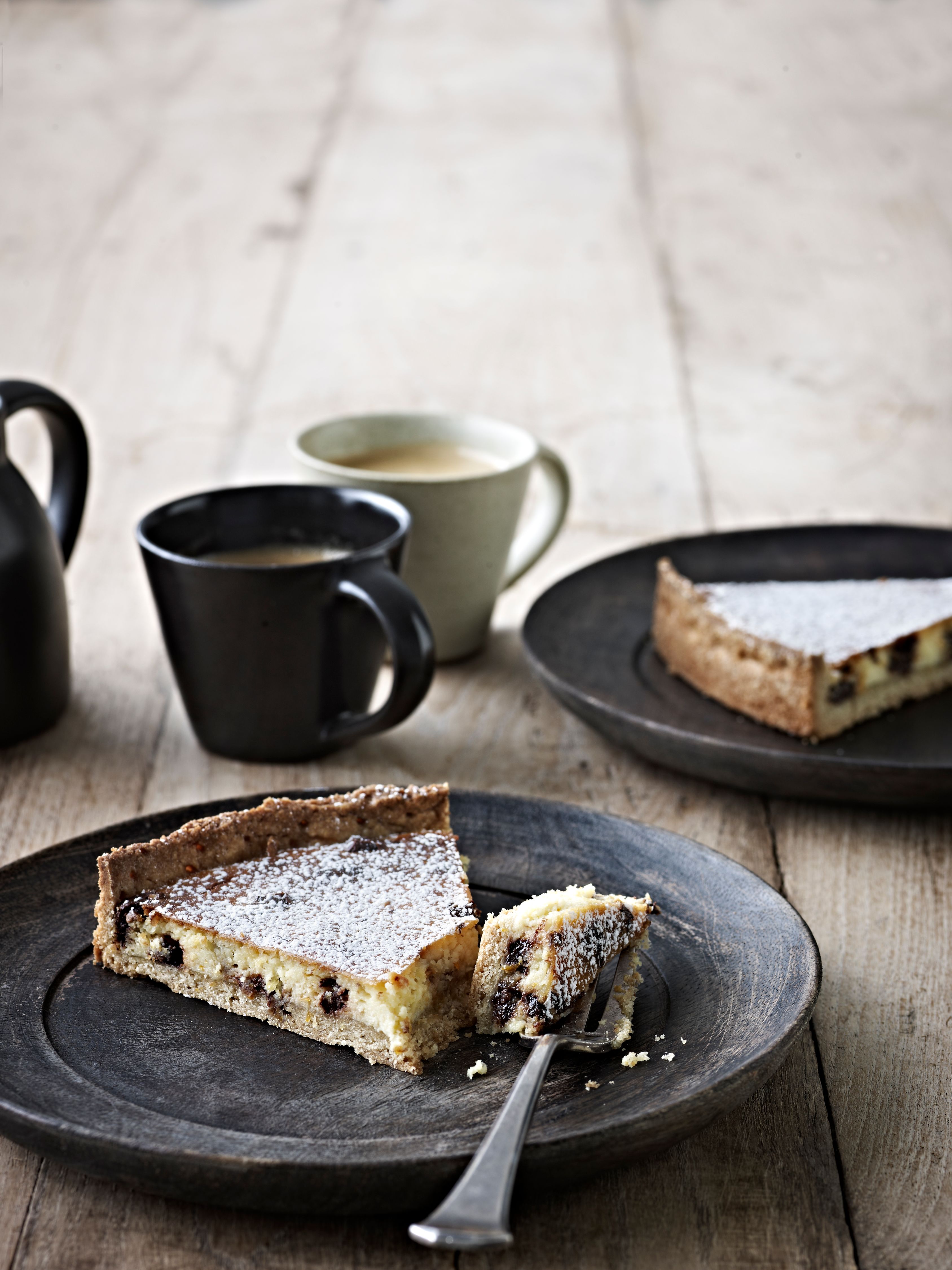 Ricottatærte med orange-choko