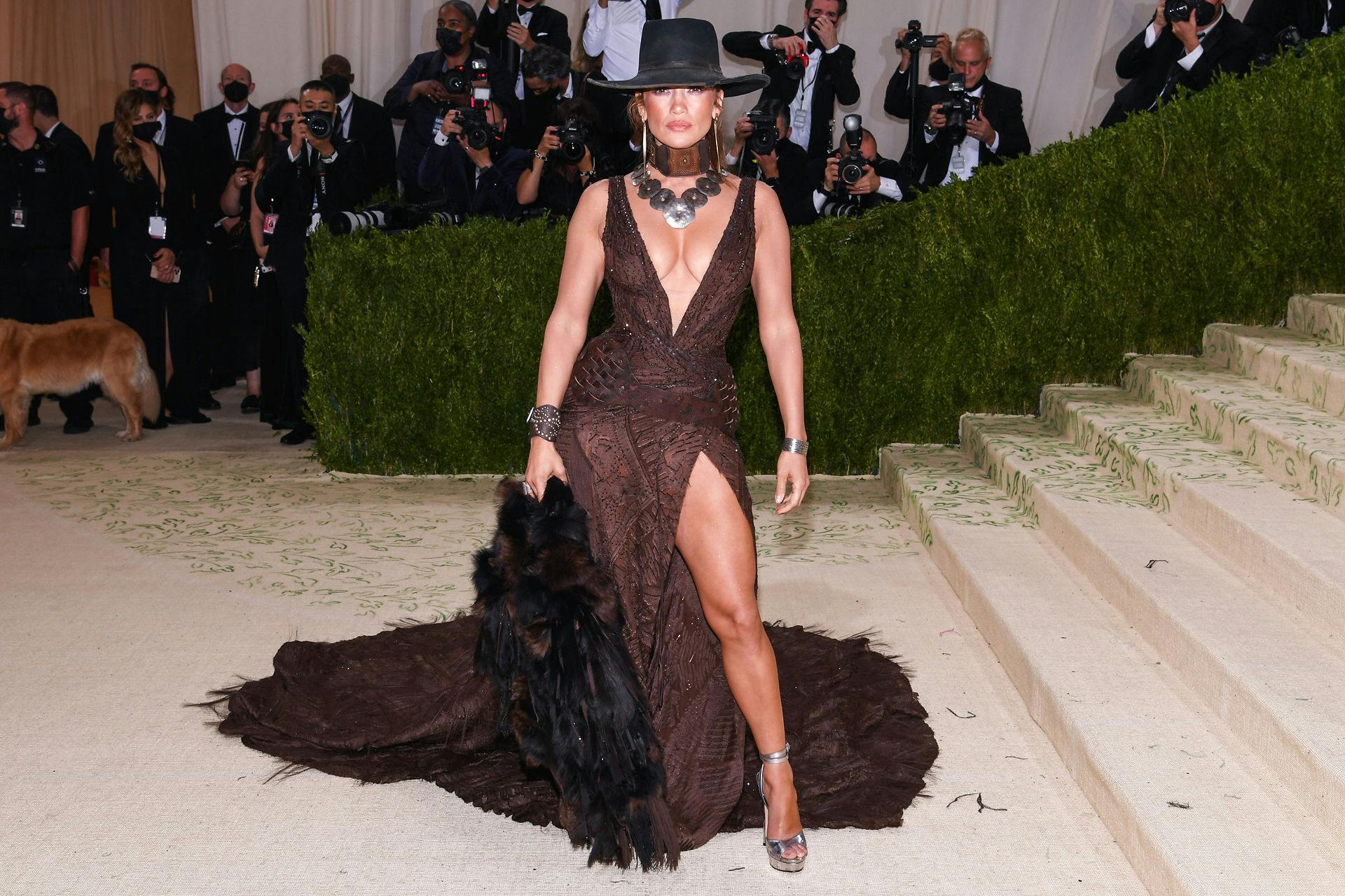 Jennifer Lopez i cowgirl kjole til Met Gala 2021