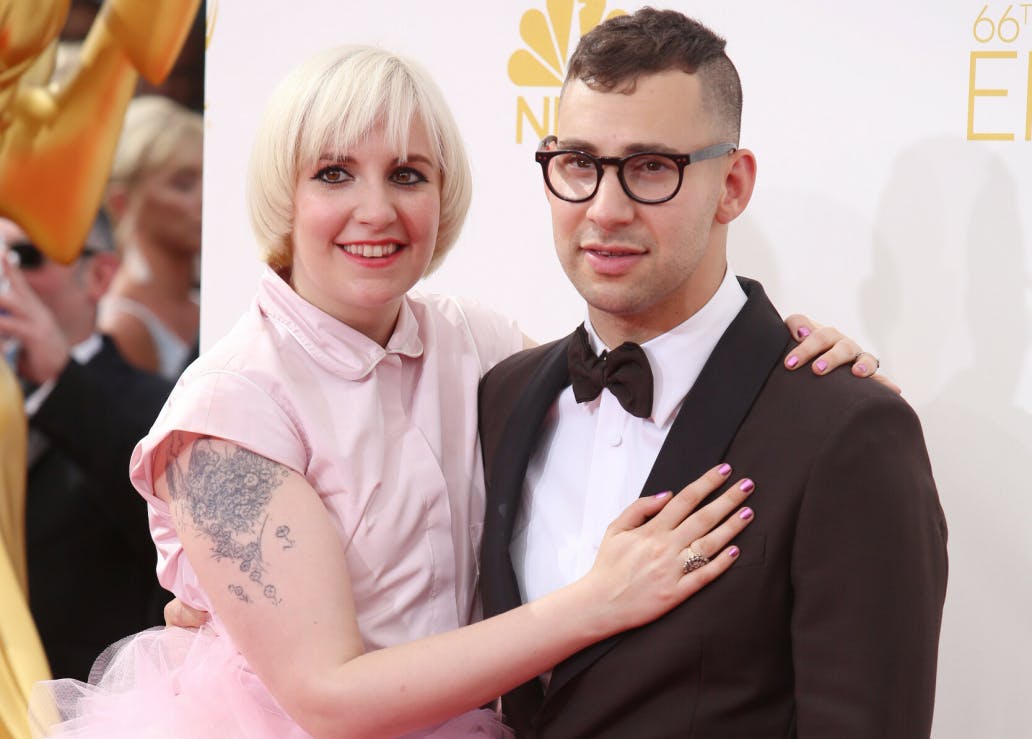 Lena Dunham og Jack Antonoff
