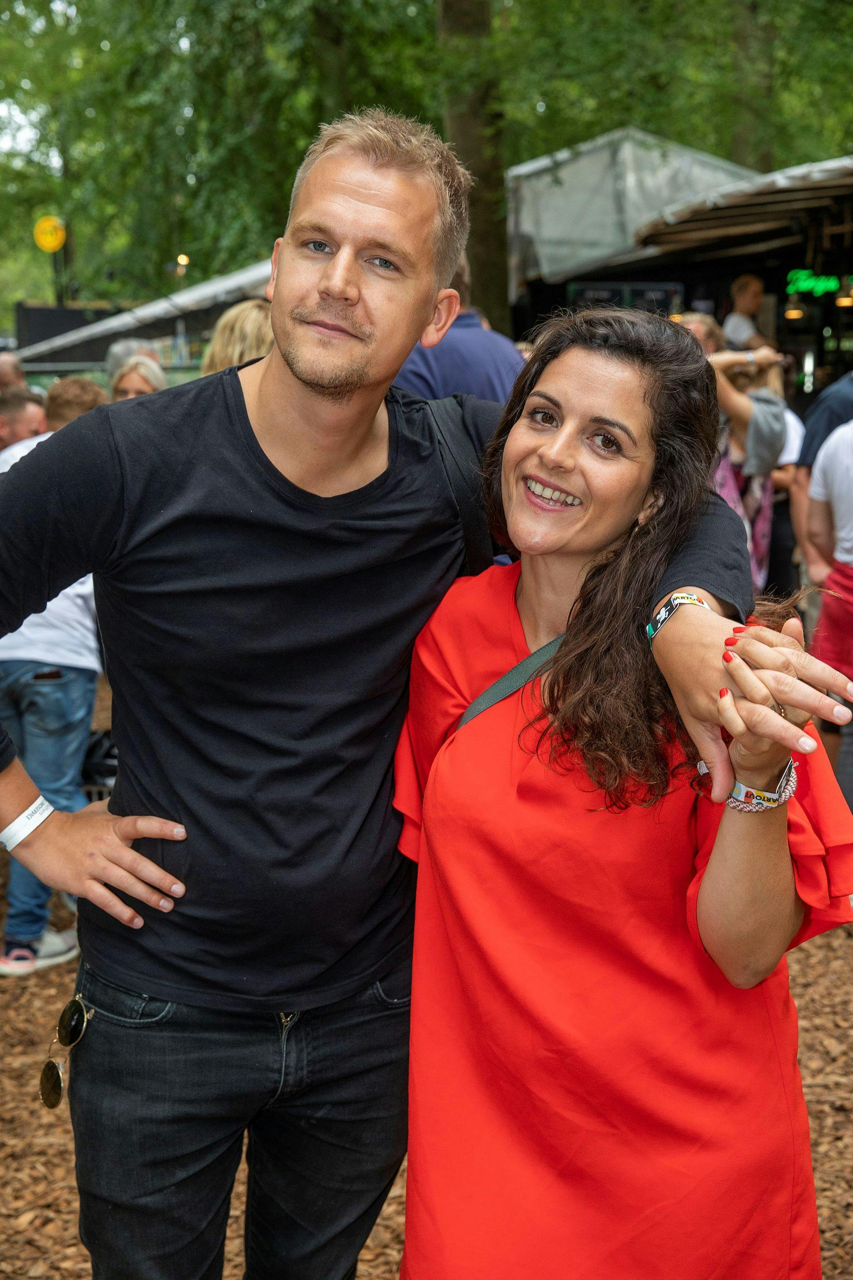 Petra Nagel med kæresten Asbjørn