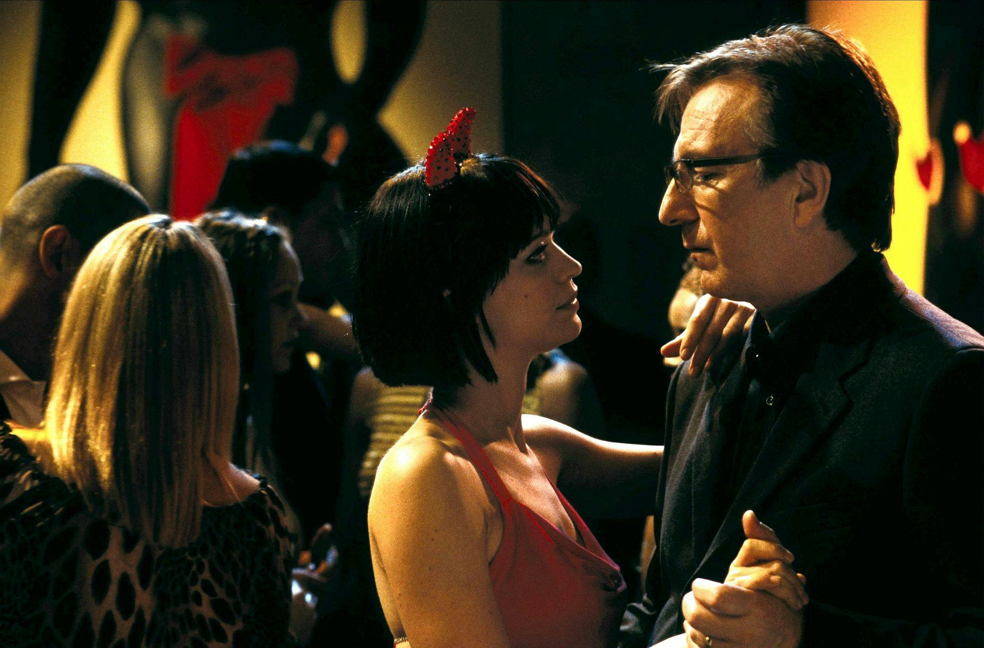 Heike Makatsch & Alan Rickman i "Love Actually"