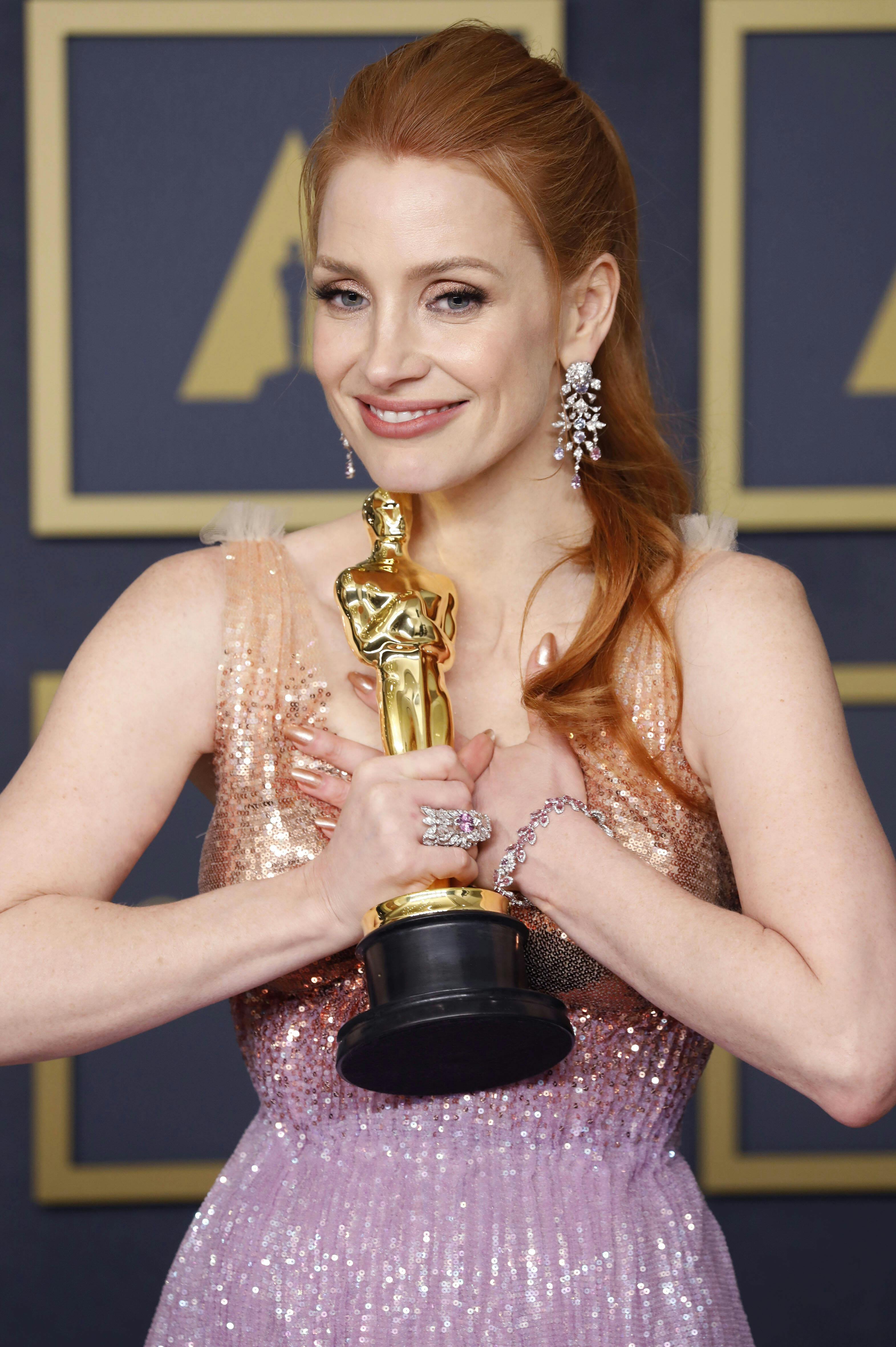 Jessica Chastain vandt en Oscar for bedste skuespiller