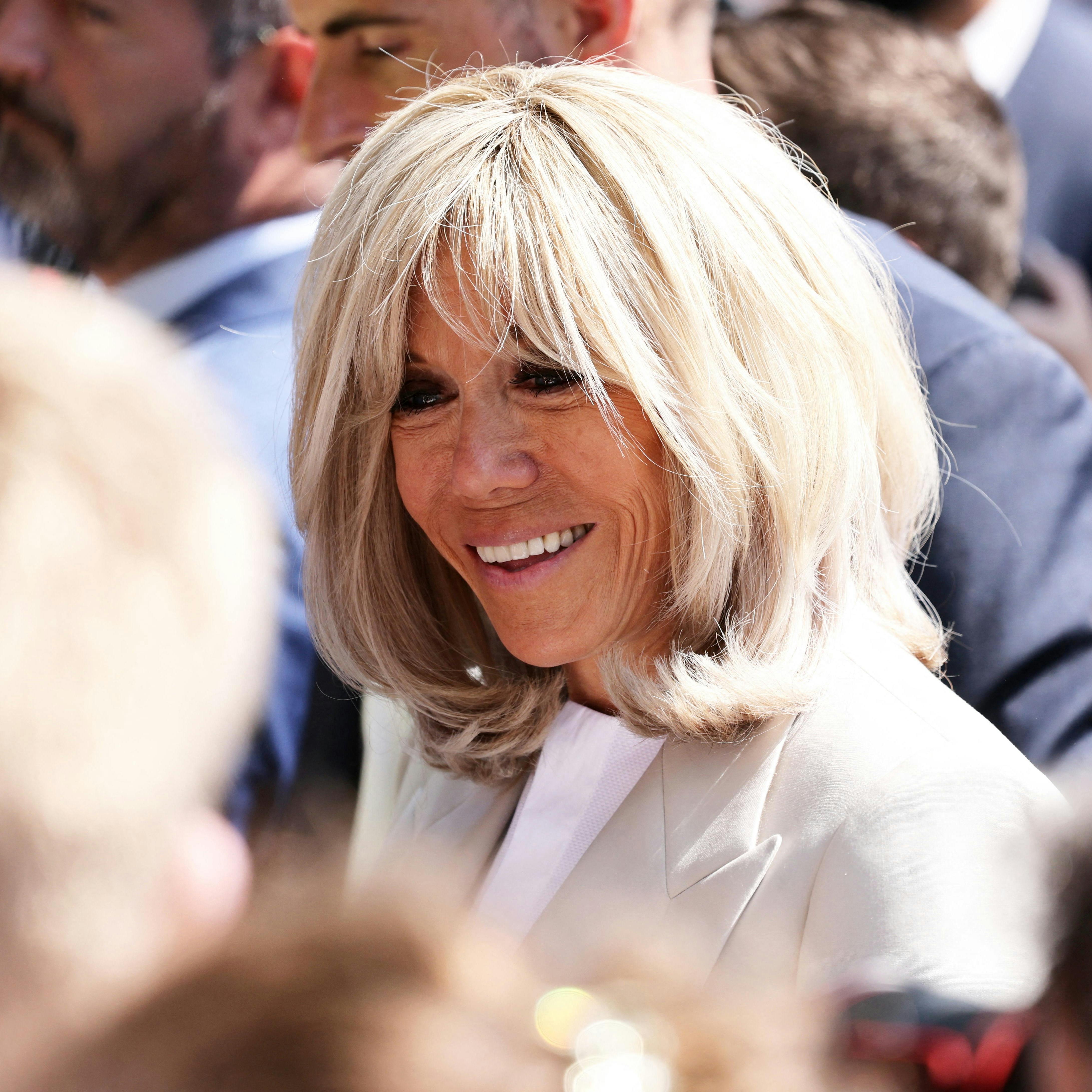 Emmanuel Macron Brigitte Macron parforhold