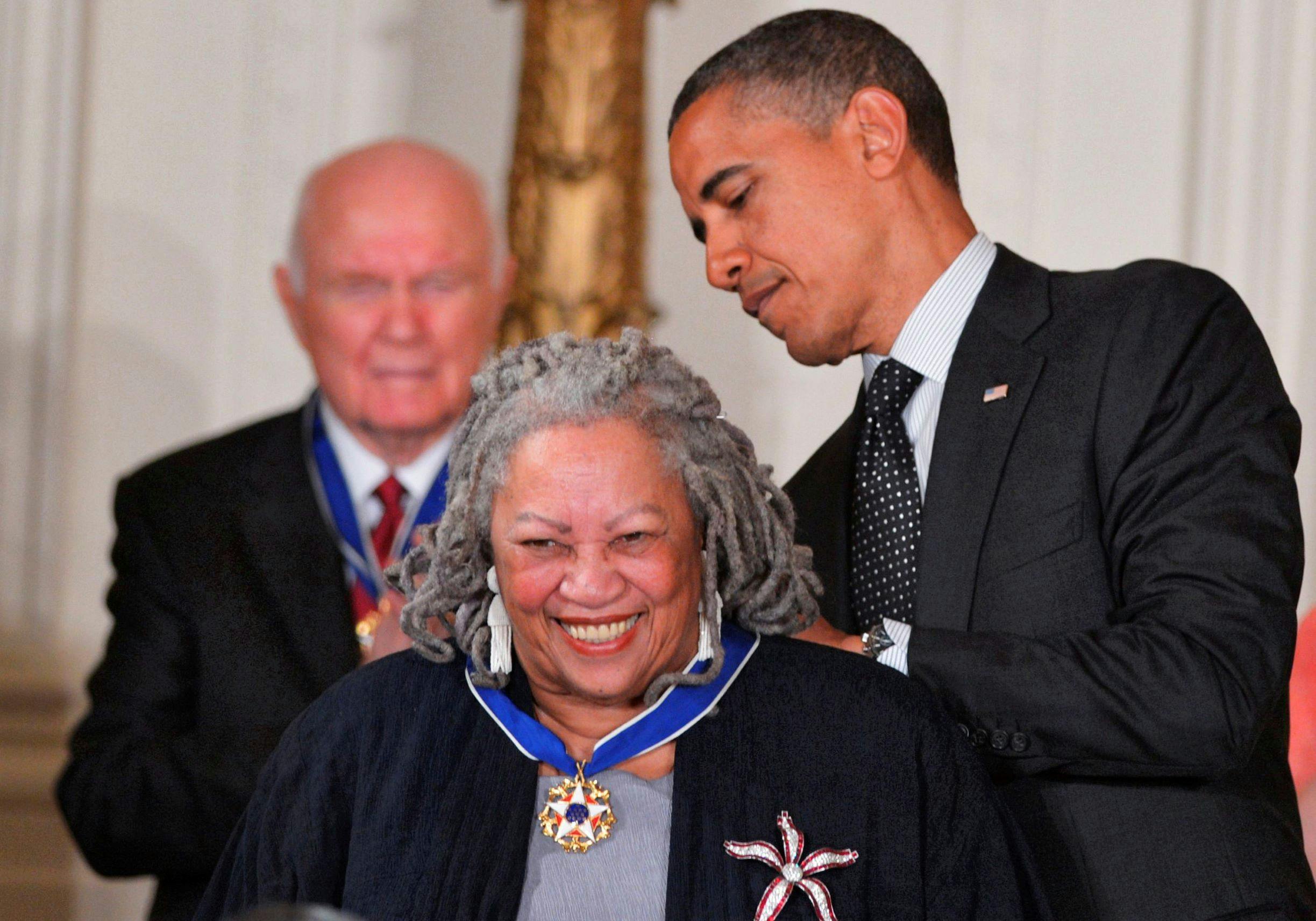 toni morrison og obama