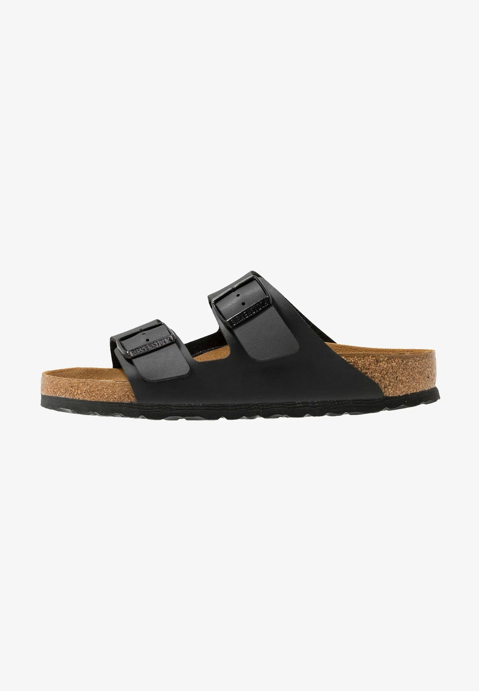 Sort sandal i læder fra Birkenstock