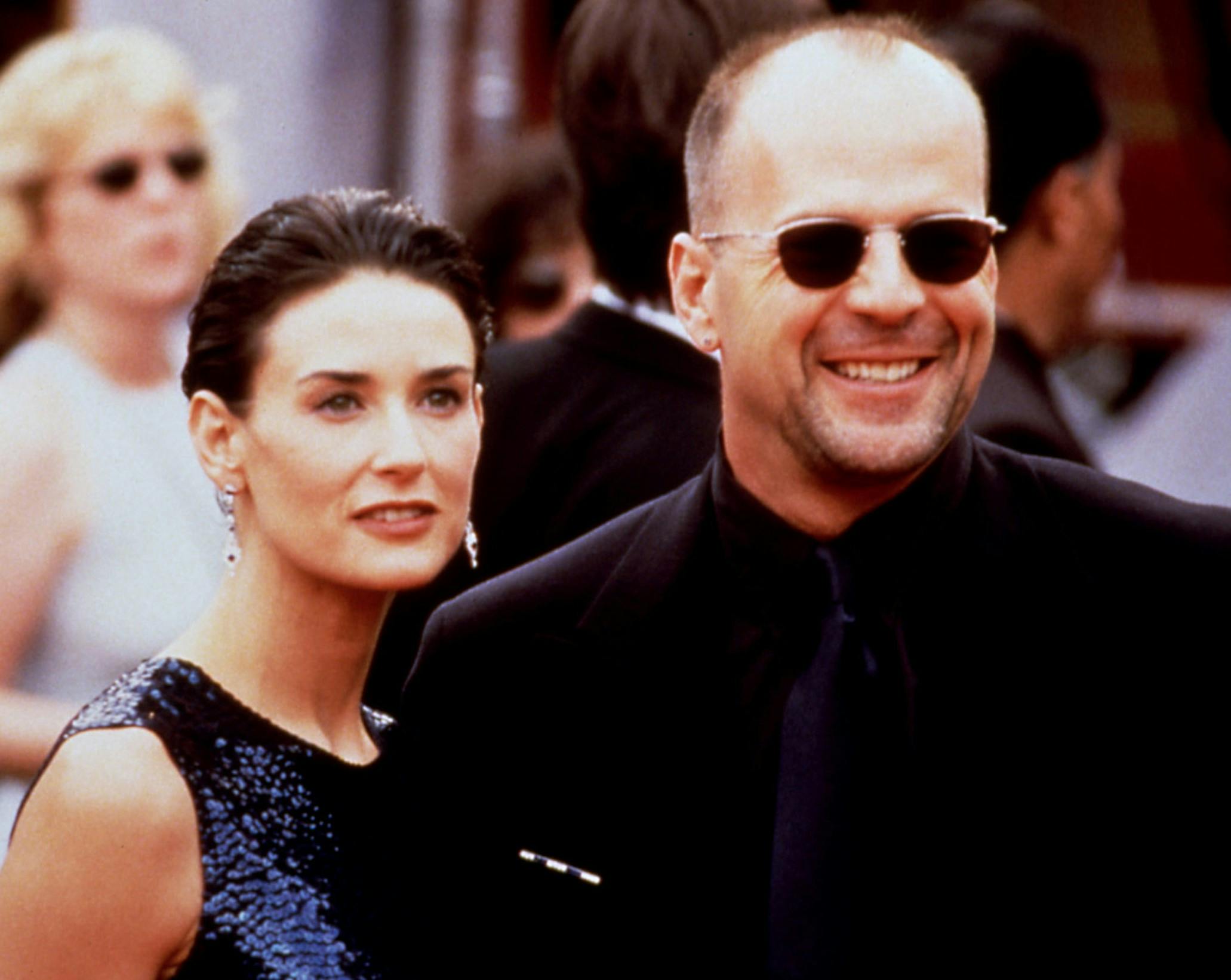 Demi Moore og Bruce Willis