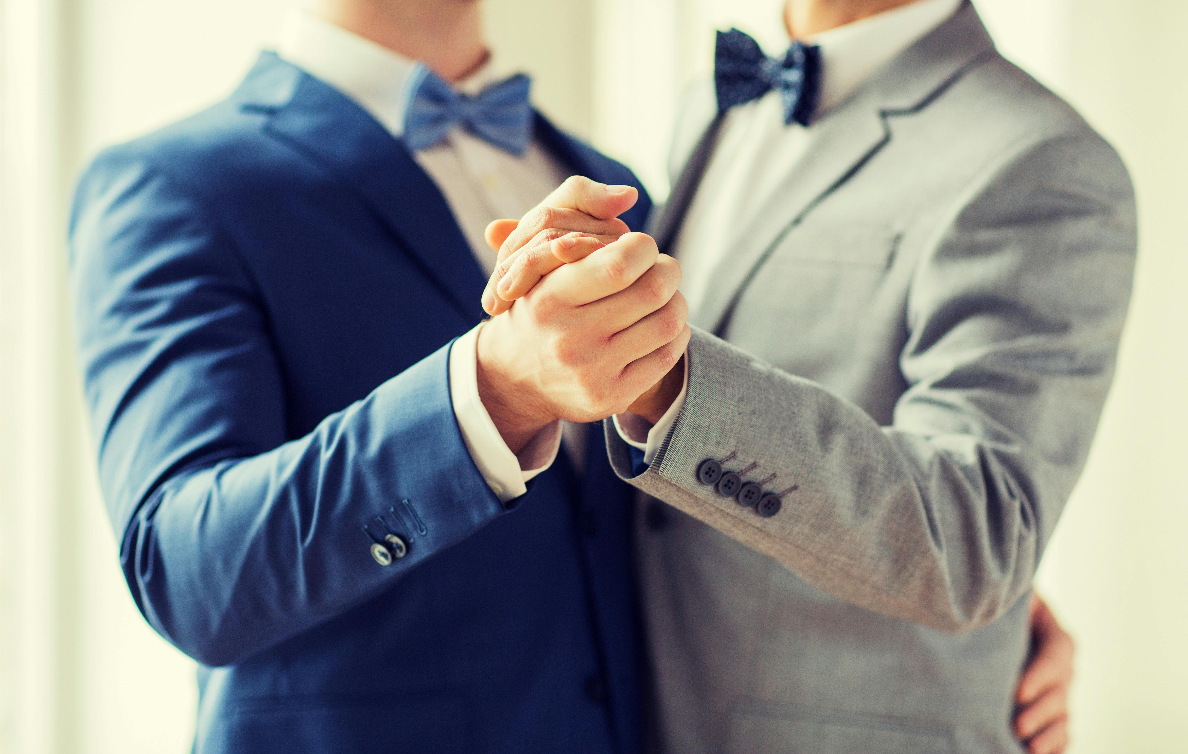 Homoseksuelt par i gift ved første blik