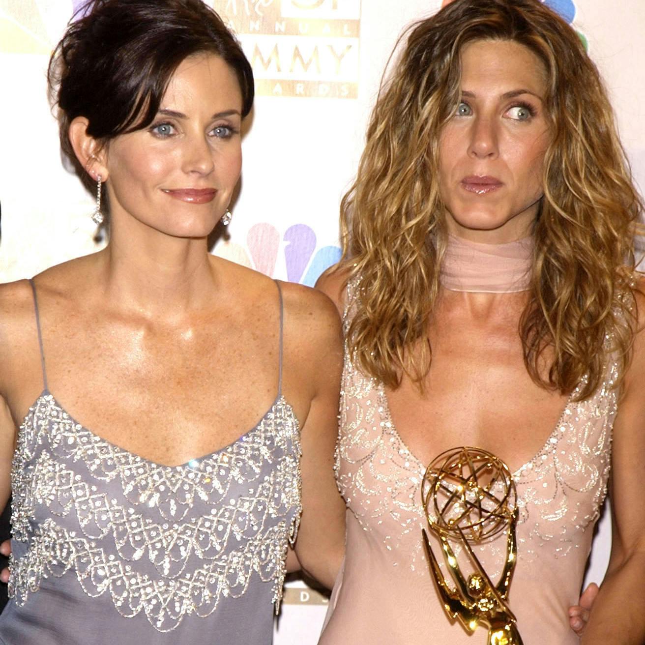 Courteney Cox og Jennifer Aniston