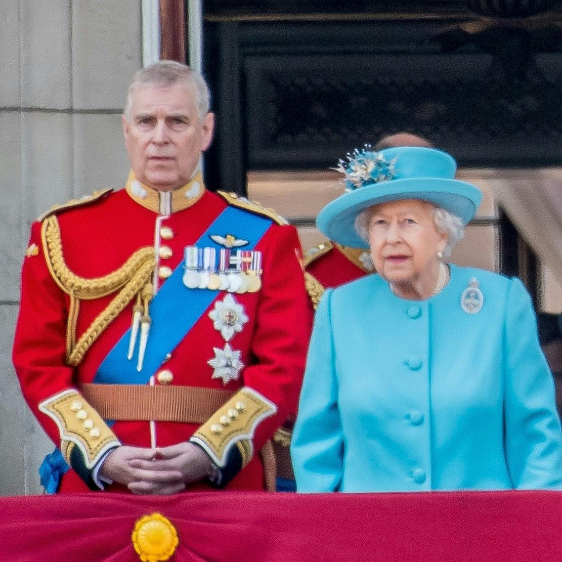 Prins Andrew og dronning Elizabeth