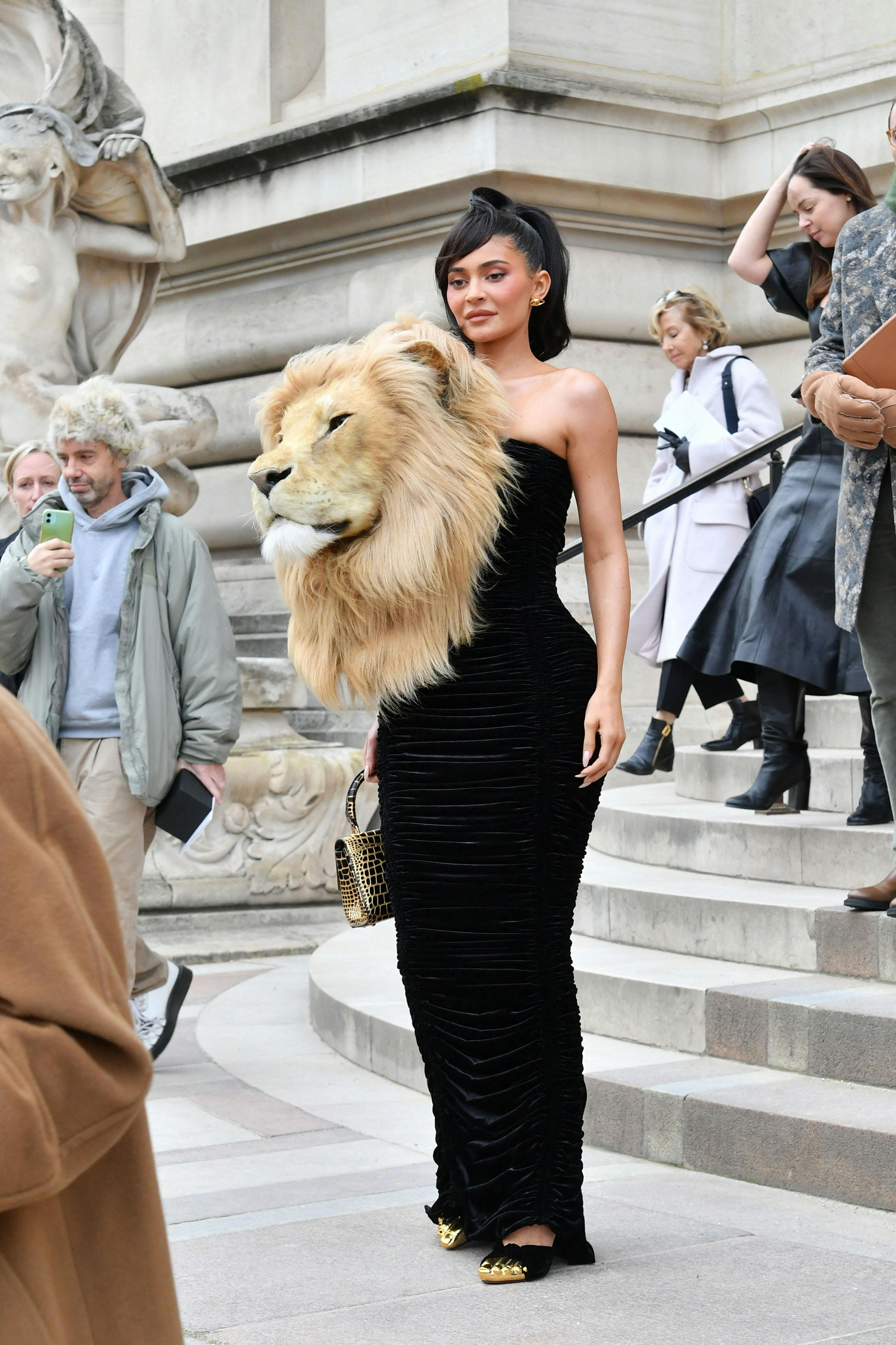 Kylie Jenner til Paris Fashion Week 2023. 