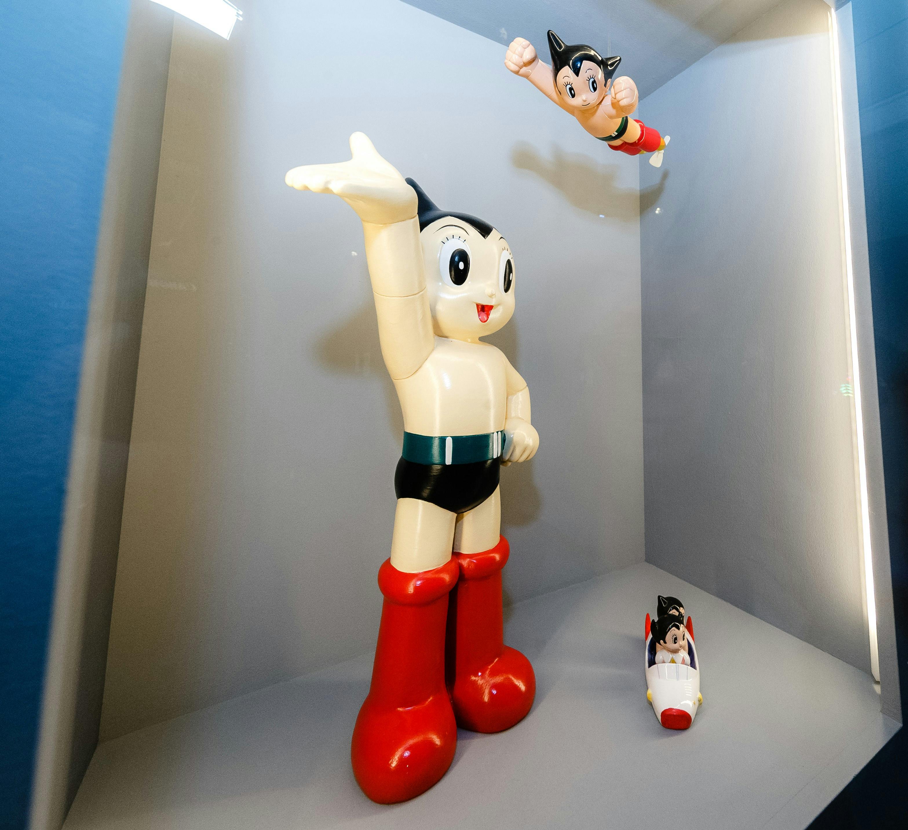 Astro boy figur til en Japansk kunstudstilling i Hamborg, 2016