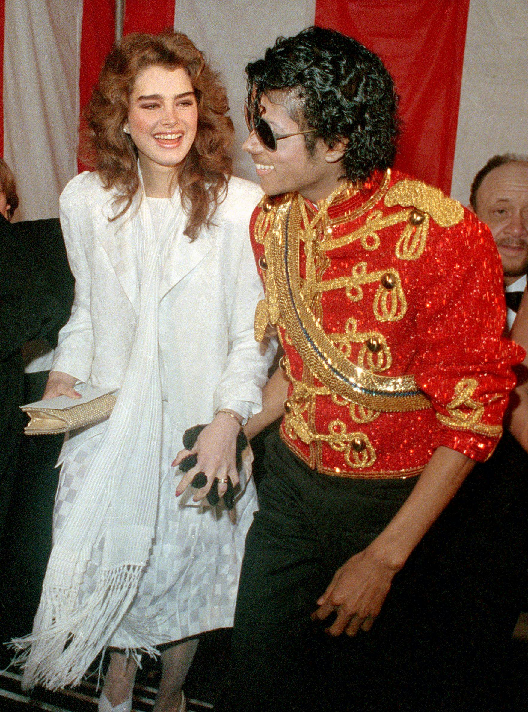 Brooke Shields og Michael Jackson, 1984.