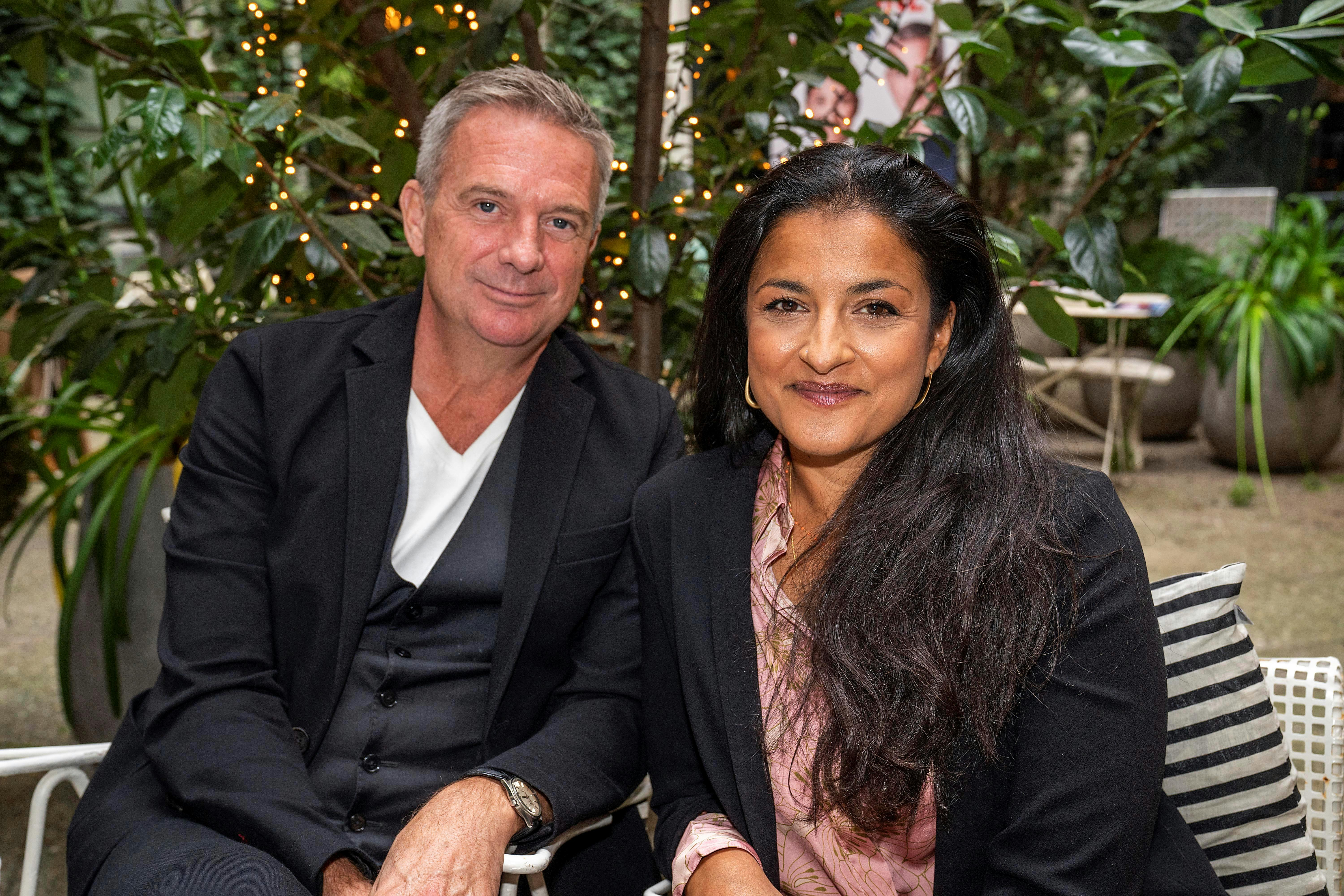 Kim Bildsøe og Divya Das udgav i 2020 bogen "Briterne og brexit". Her ses de til bogreceptionen.