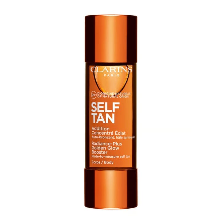 Bedste selvbrunerdråber til kroppen: Radiance Plus Golden Glow Booster Body fra Clarins