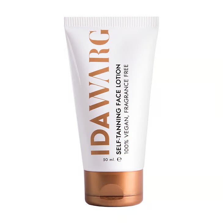 Bedste selvbruner for ansigtet: Self-Tanning Face Lotion fra Ida Warg