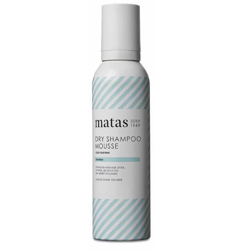 Bedste tørshampoo-mousse: Dry Shampoo Mousse – Matas Striber