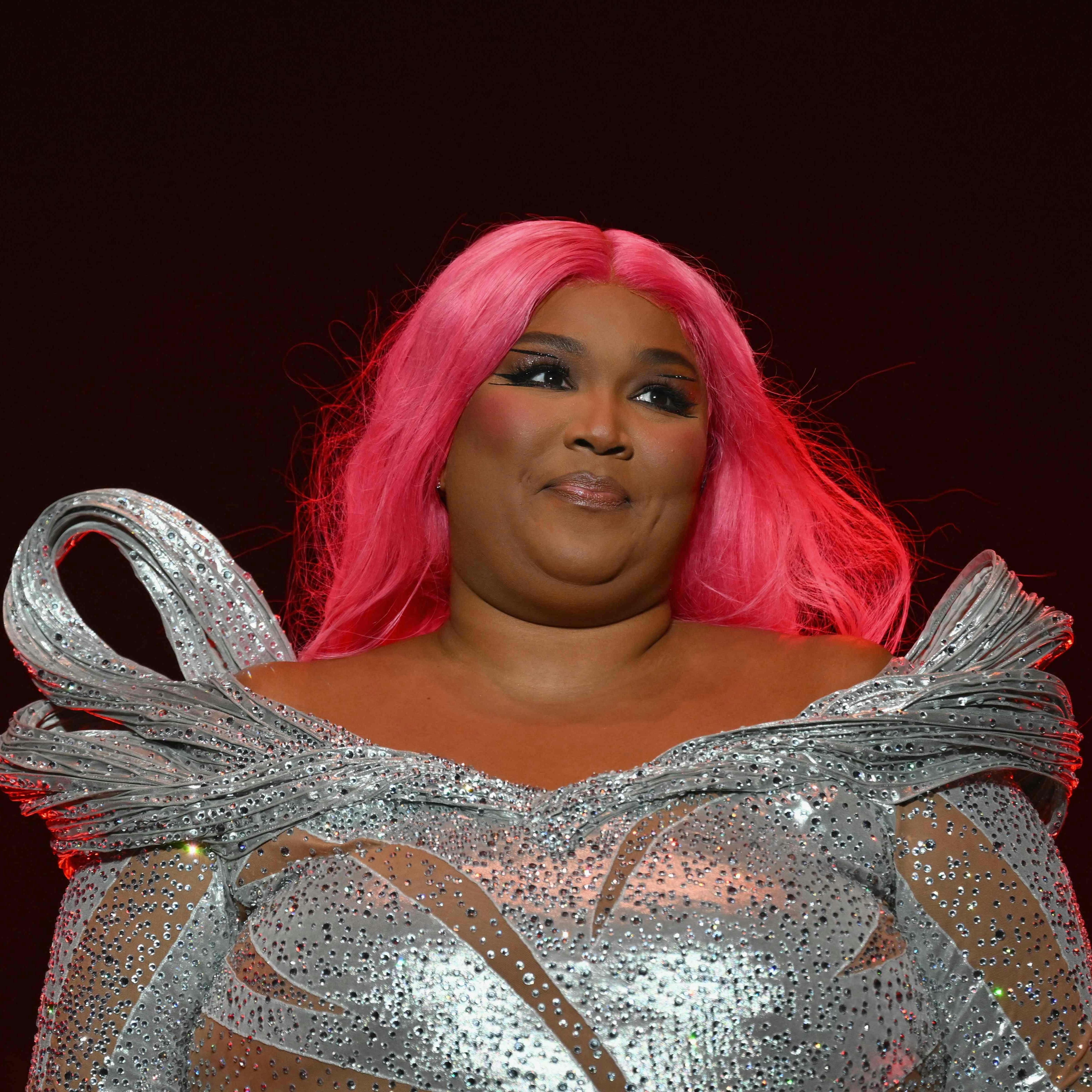 US singer Lizzo performs during the 2023 Governors Ball Music Festival at Flushing Meadows Corona Park, New York City, on June 9 2023. (Photo by ANGELA WEISS / AFP)