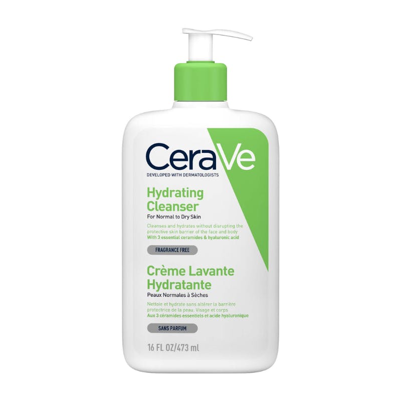 Bedste renseprodukt til tør hud: Hydrating Cleanser fra CeraVe
