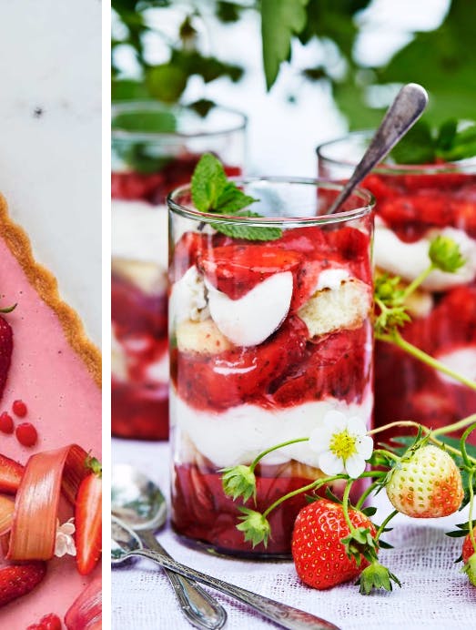 10 lækre desserter med jordbær