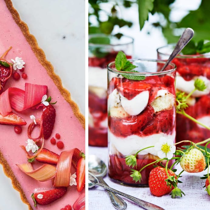 10 lækre desserter med jordbær