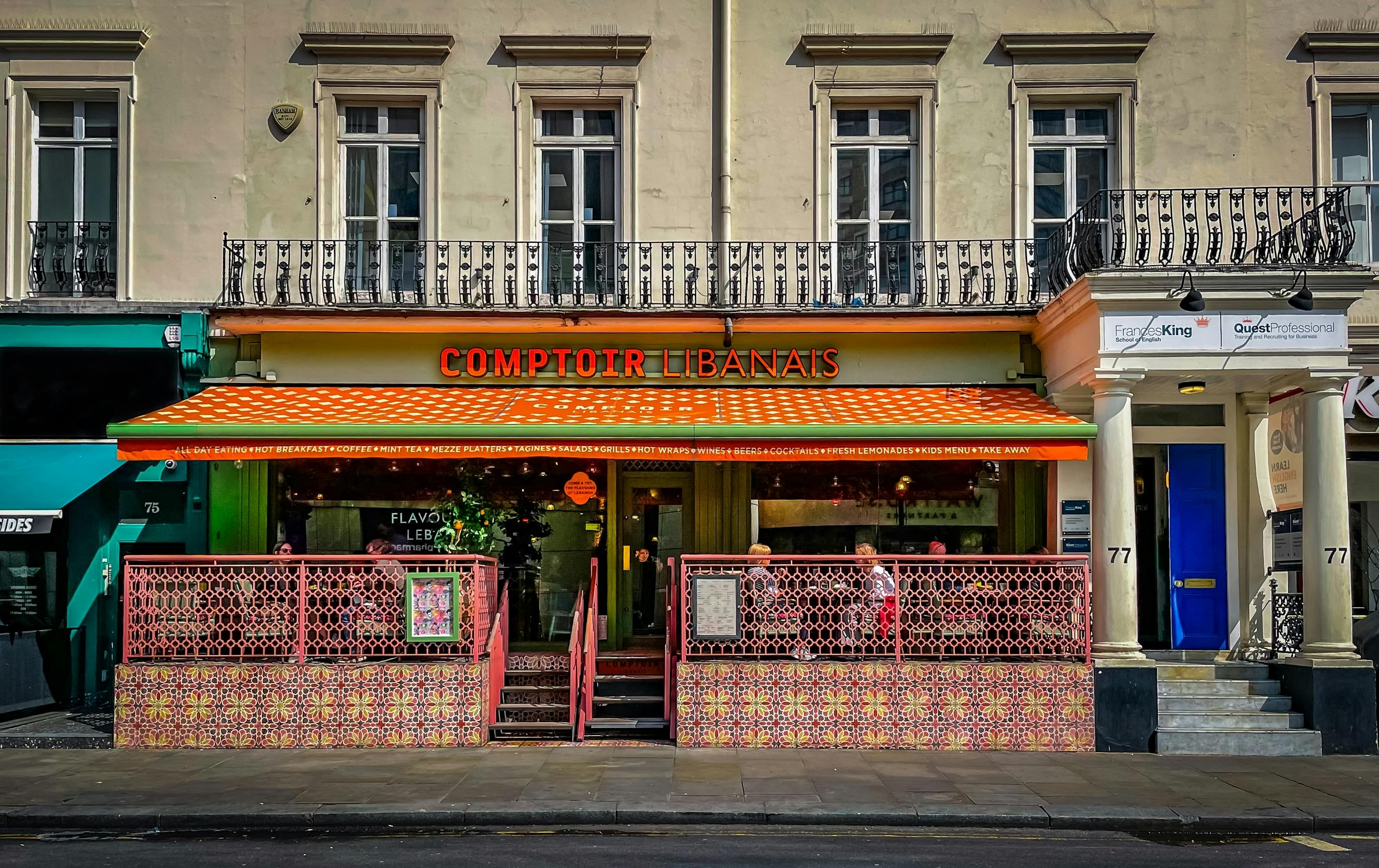 Comptoir Libanais er en udsøgt restaurant, du kan finde I London.