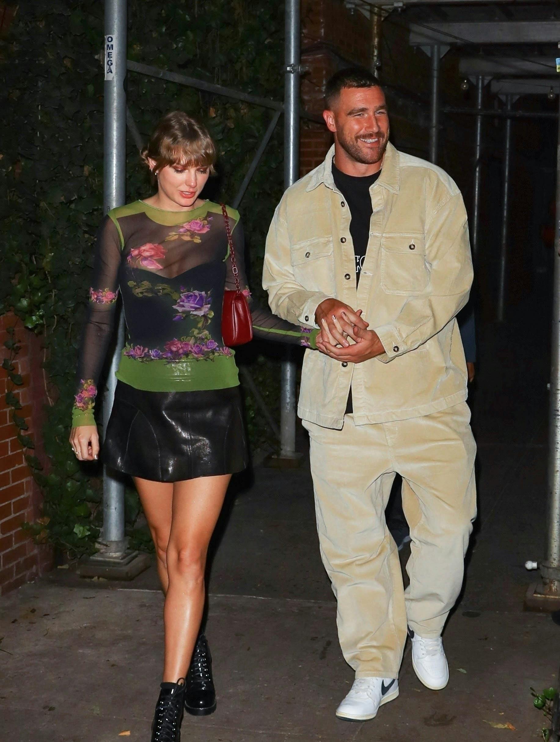 Taylor Swift and Travis Kelce