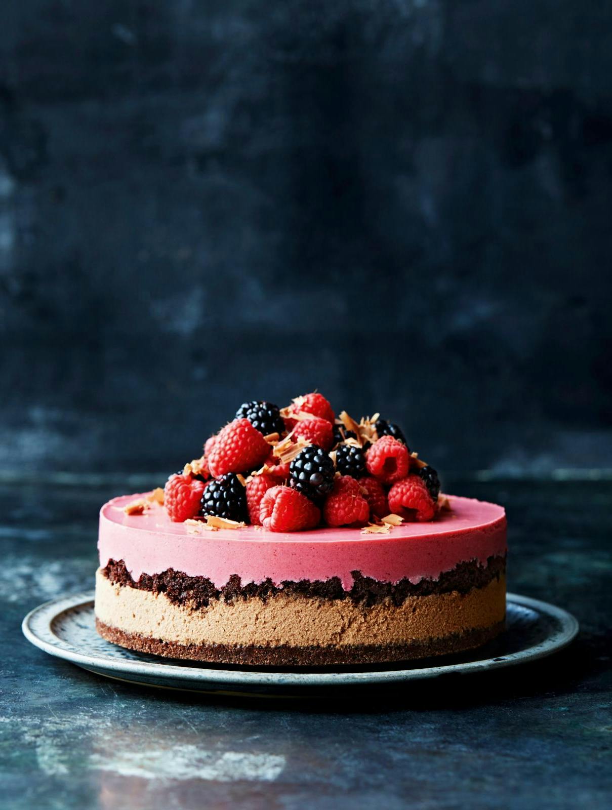Smuk cheesecake med bær