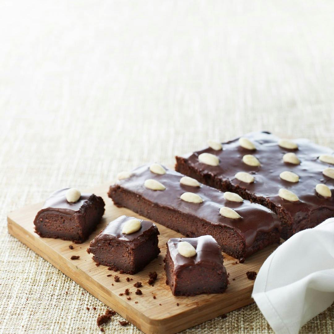 Chokoladekage med banan