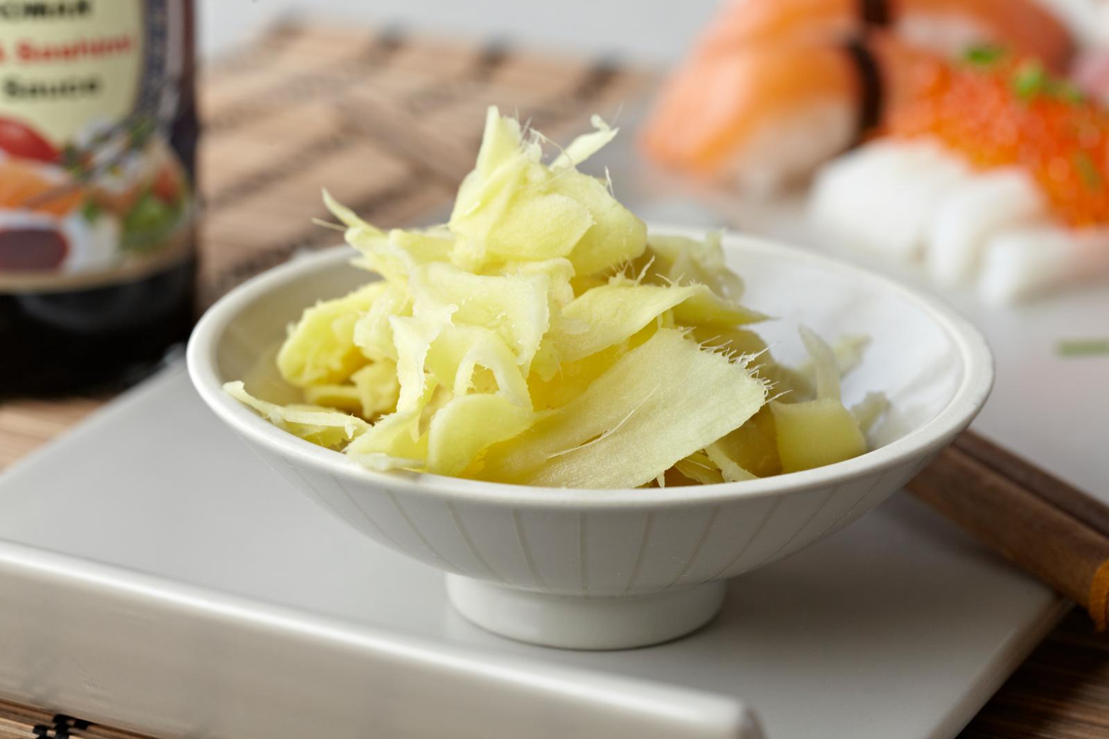 Japansk gari - syltet ingefær til sushi