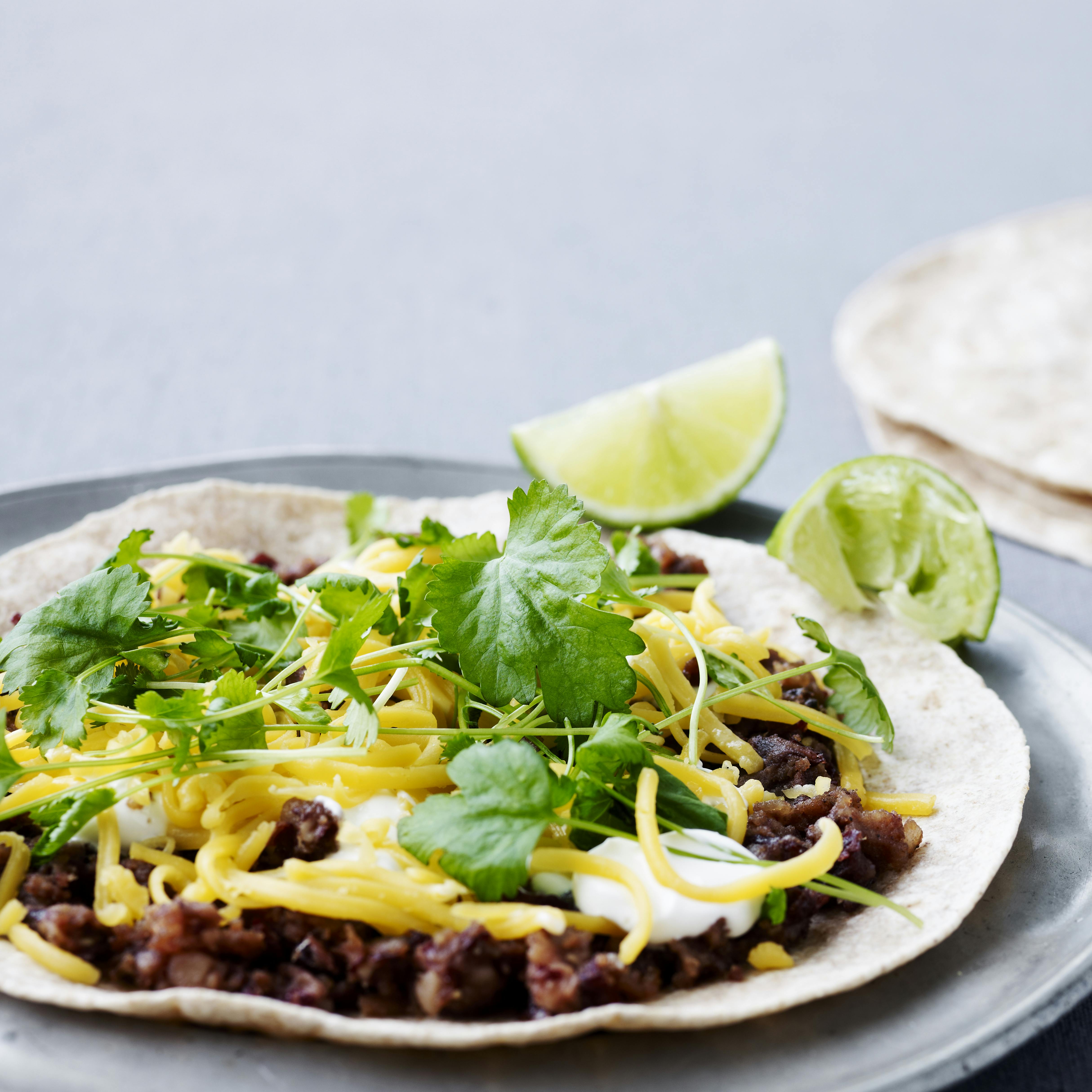 Mexicansk bønnemos til tortilla