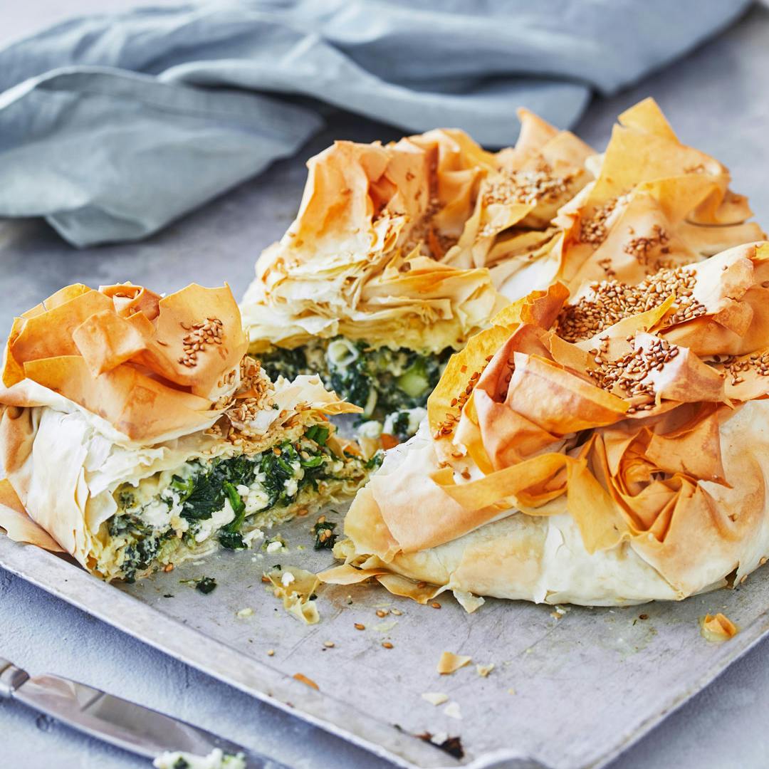 Græsk spanakopita
