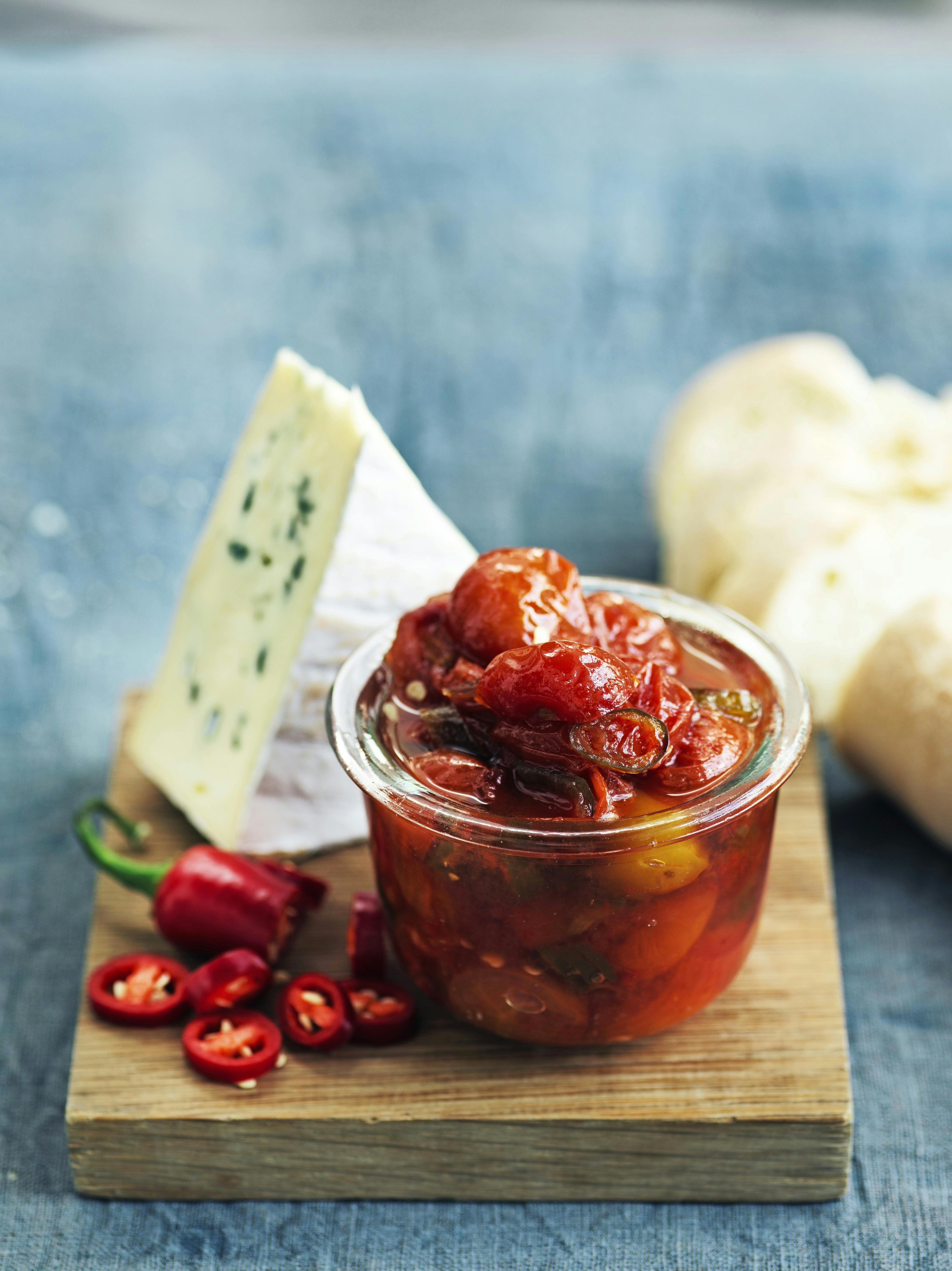 Tomatmarmelade med chili