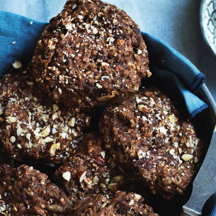 Rugbrødsboller med chokolade a la chokorug